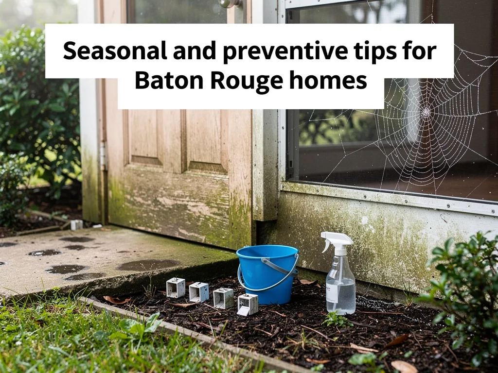 Seasonal and preventive tips for Baton Rouge homes